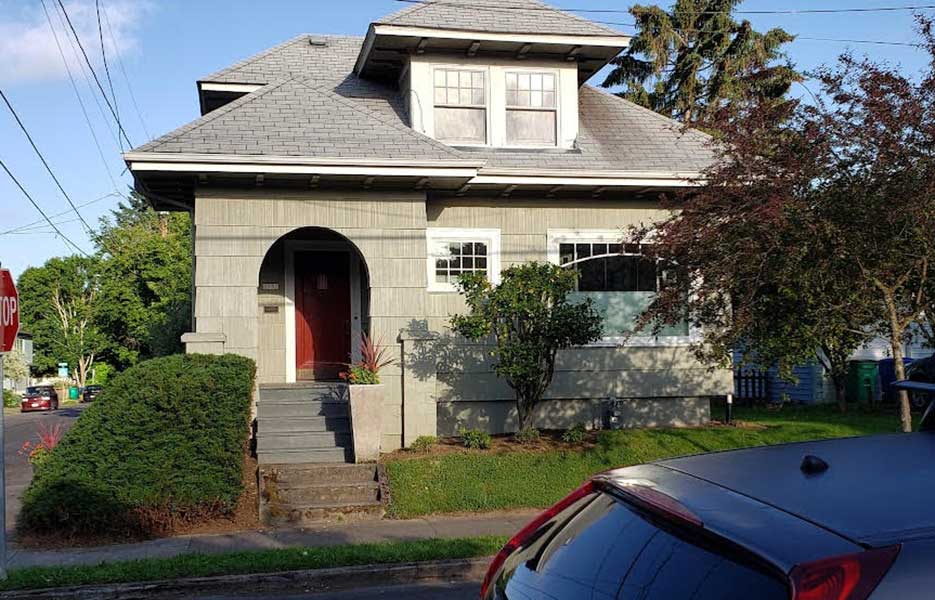 Front exterior before remodel