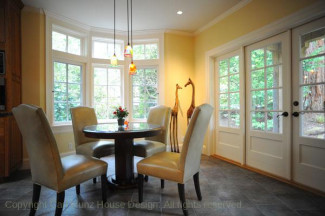 Greenhills Dining Alcove with French Doors